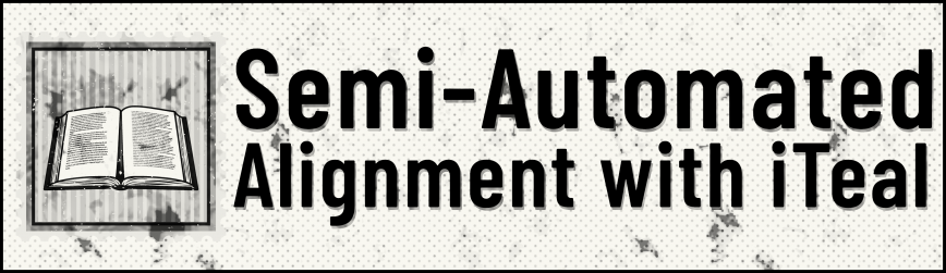 Semi-Automated Alignment with iTeal