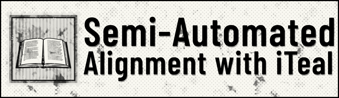Semi-Automated Alignment with iTeal